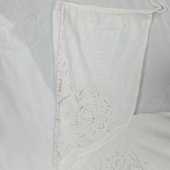 Zara White Lace Detail Blouse - Picture 7 of 9